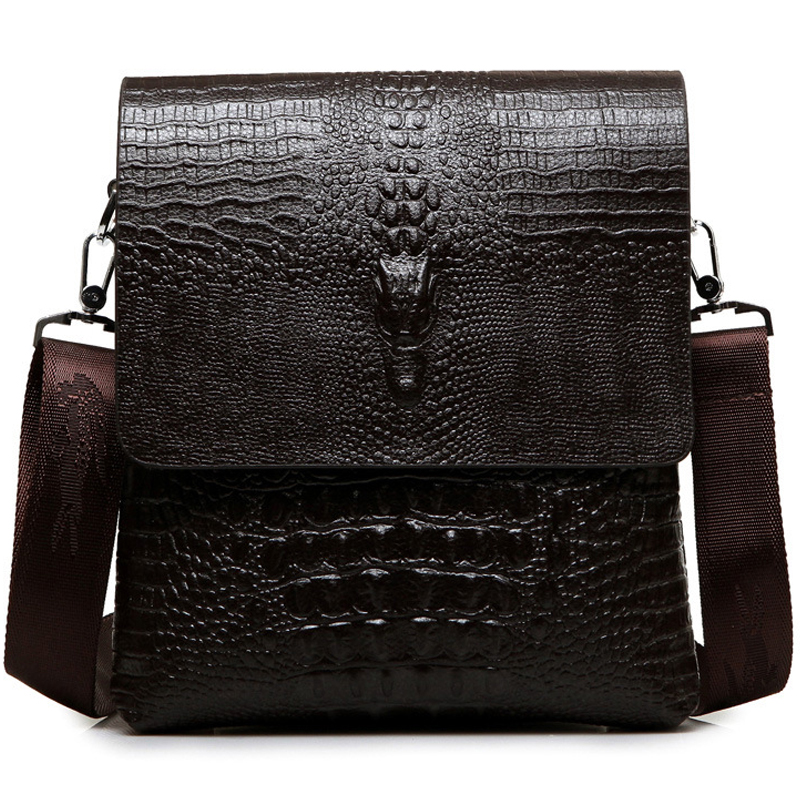 Leather Work Bag Men - Borsa a tracolla di marca di