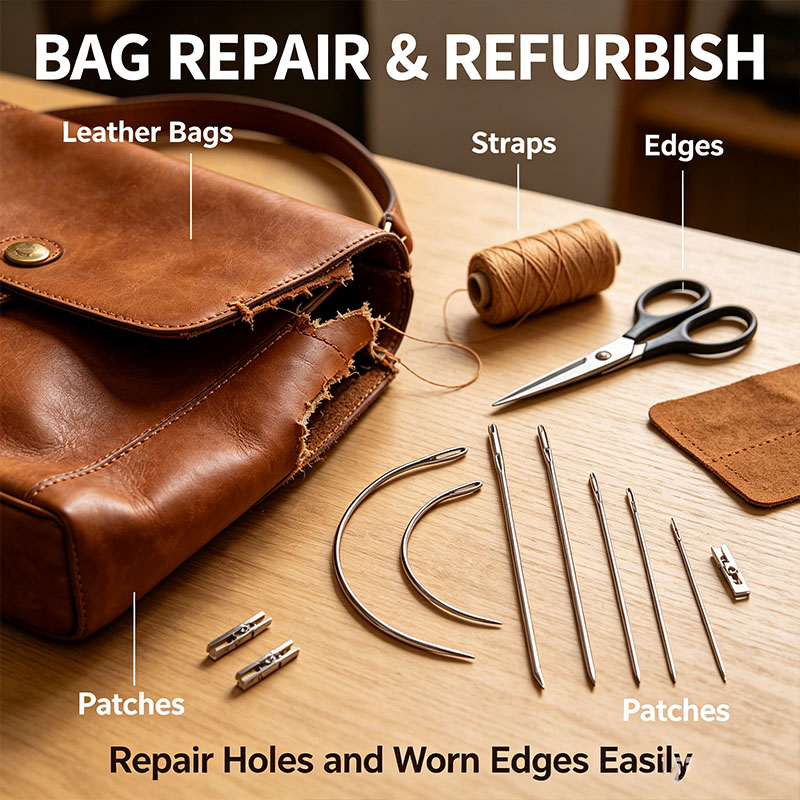 Leatherwork Hand Sewing Needles - Kit di aghi da cucito in