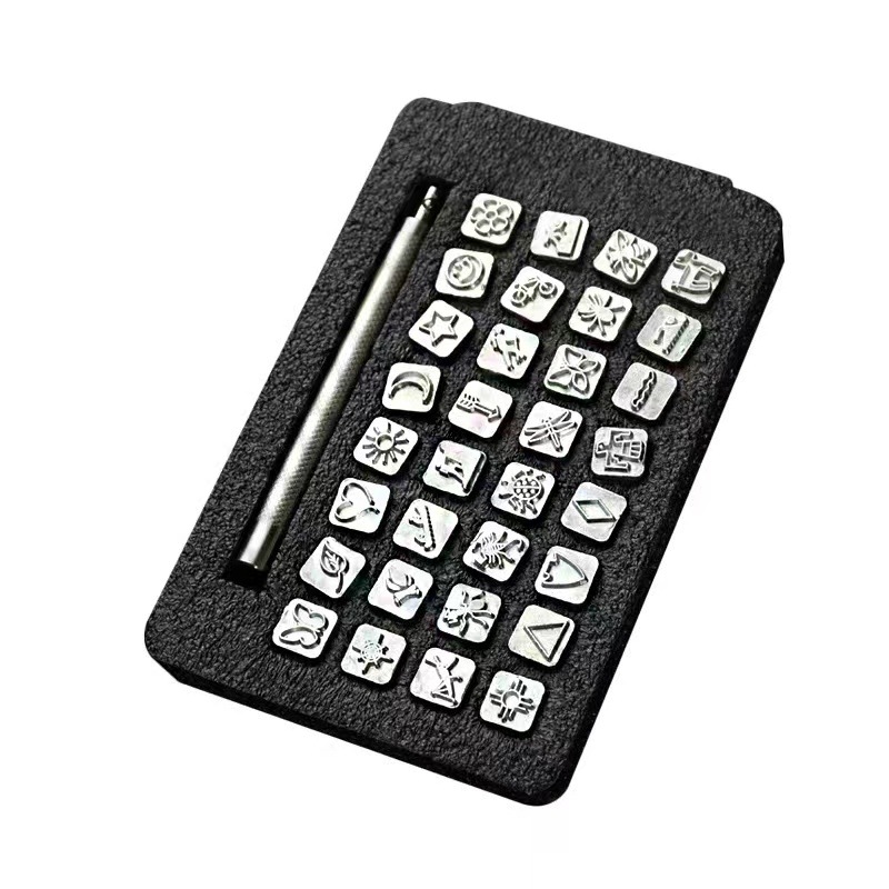 Leather Stamp Set - 32 pz/set Acciaio Die Kit di