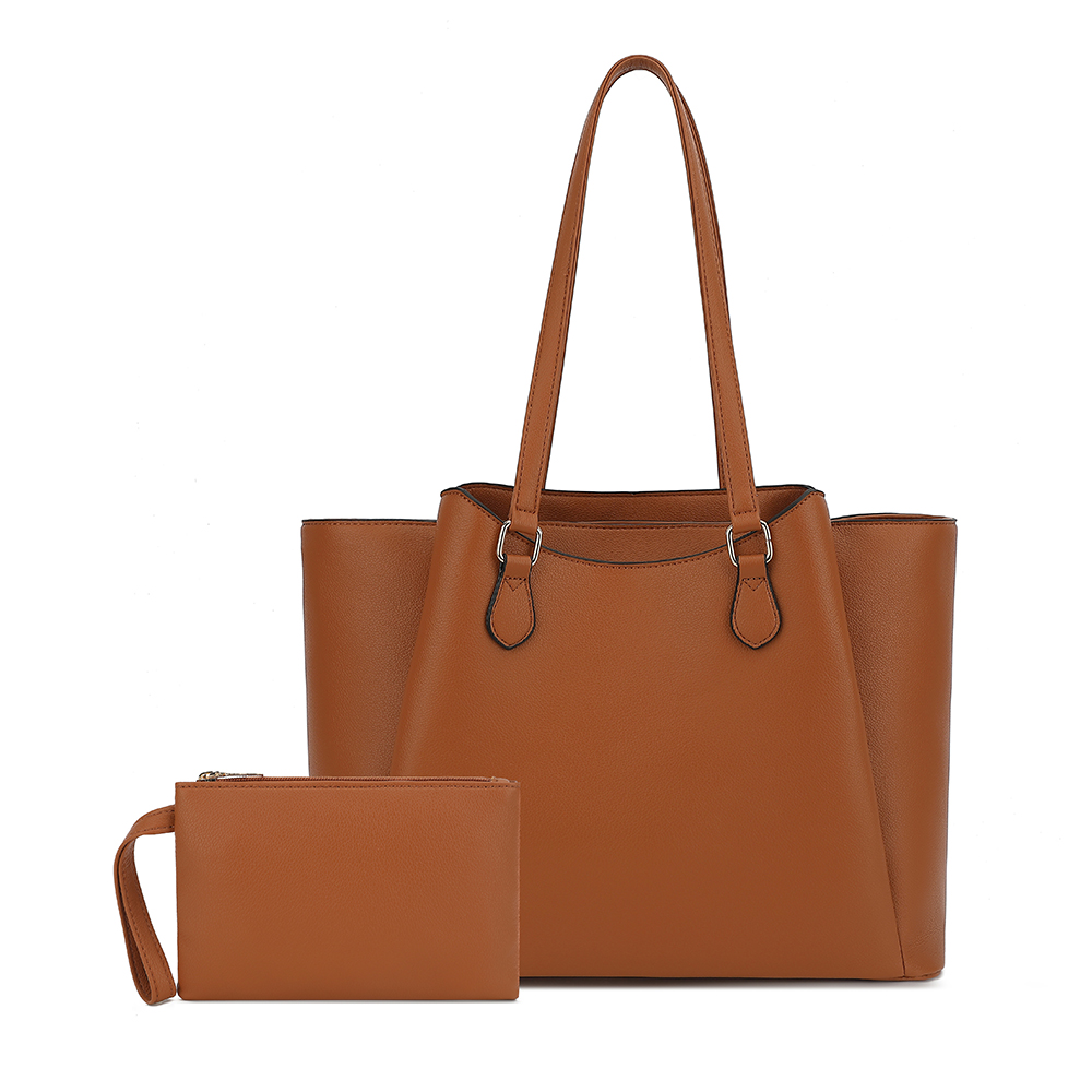 Leather Work Is - Borsa Tote da Donna, Grande Borsa