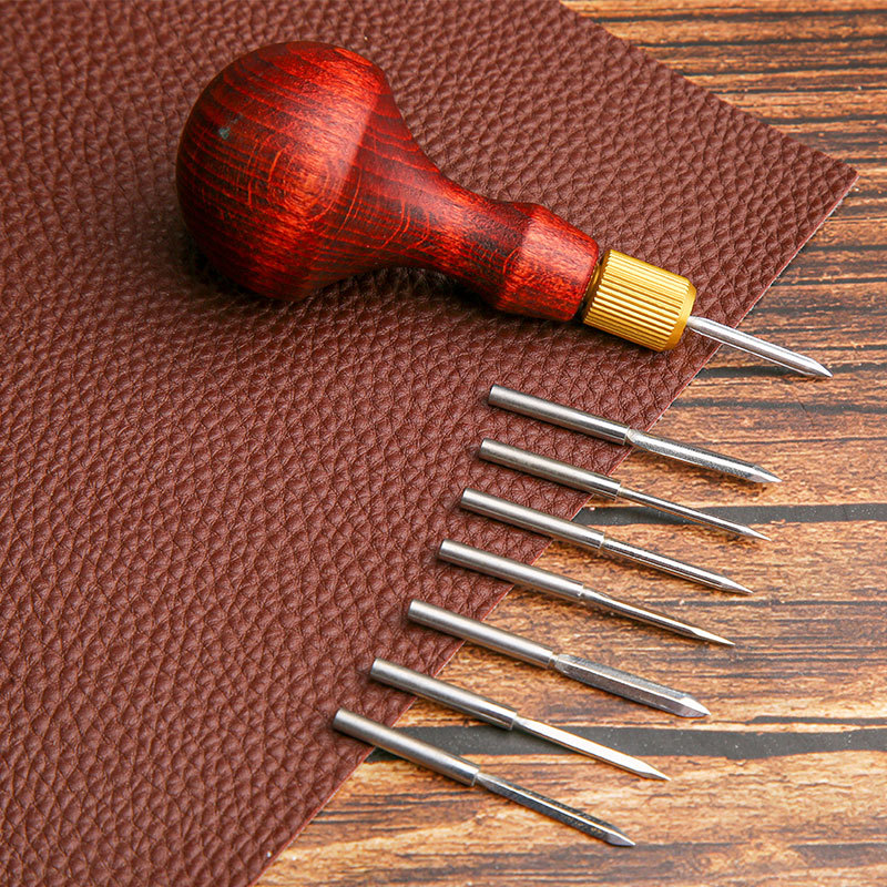 Leather Punch Revolving - 1 set punzonatrice in pelle fai