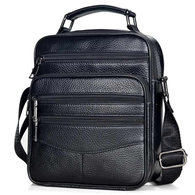 Leather Work Bag Men - Borse da uomo in vera pelle