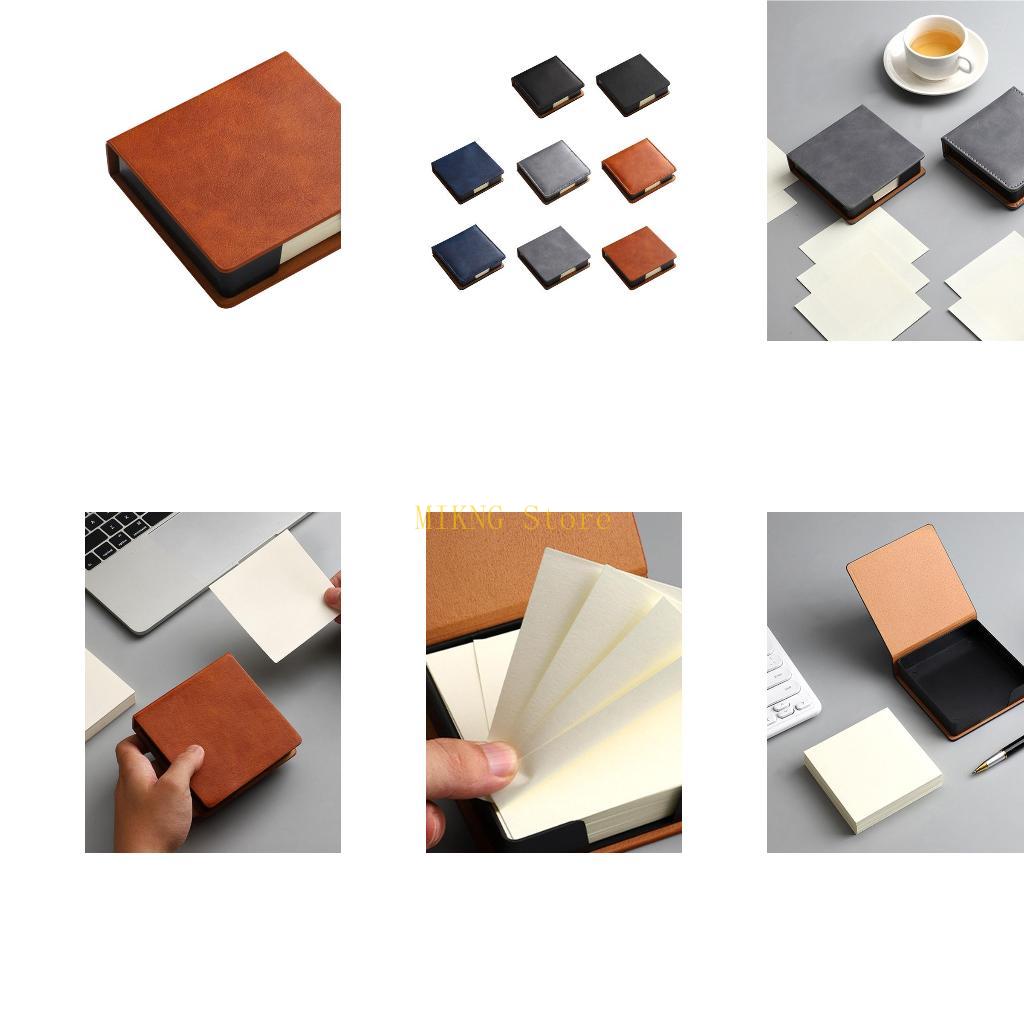 Leatherworker Name - Fashion Sticky Note Box in pelle