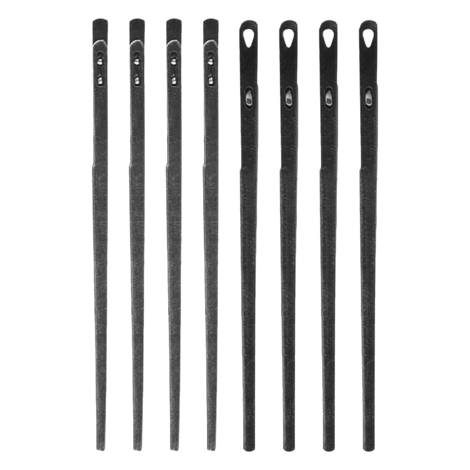 Leatherwork Hand Sewing Needles - Set di 8 Aghi in Acciaio