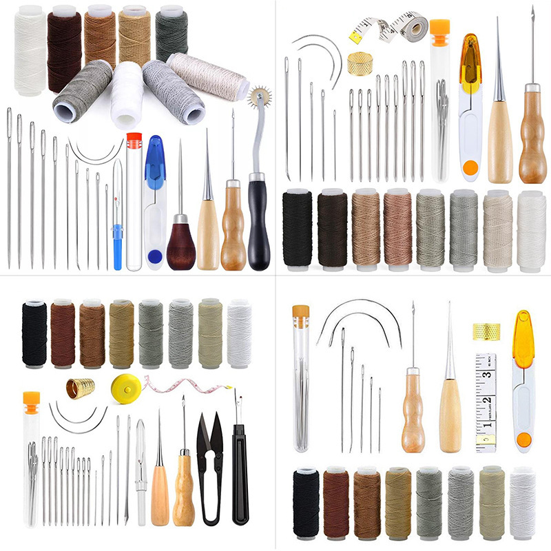 Leatherwork Hand Sewing Needles - Kit per cucito in pelle, set