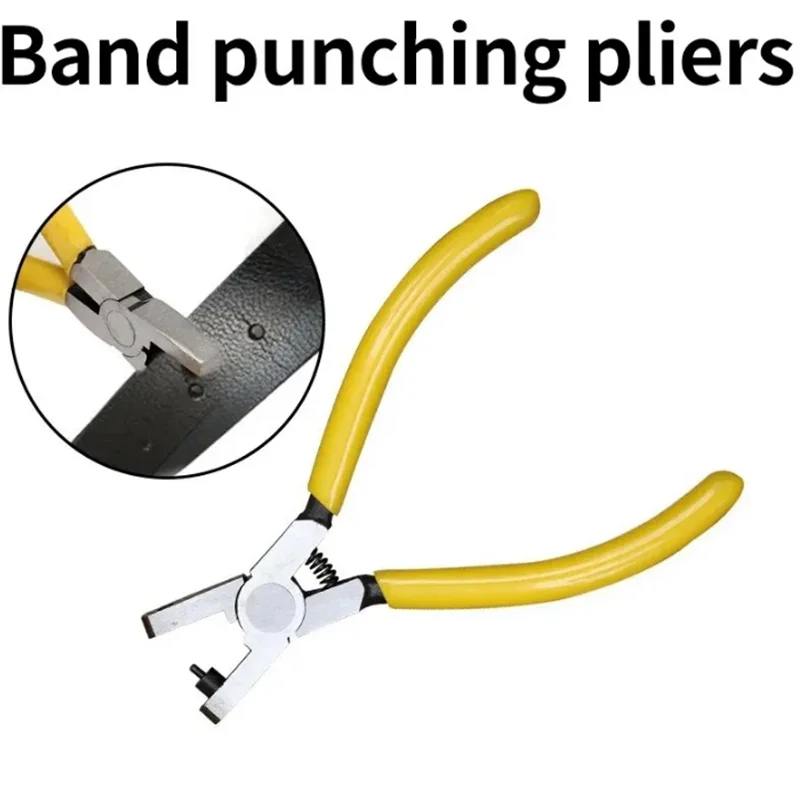 Leather Punch Revolving - Cintura in pelle Perforatrice Pinza Occhiello