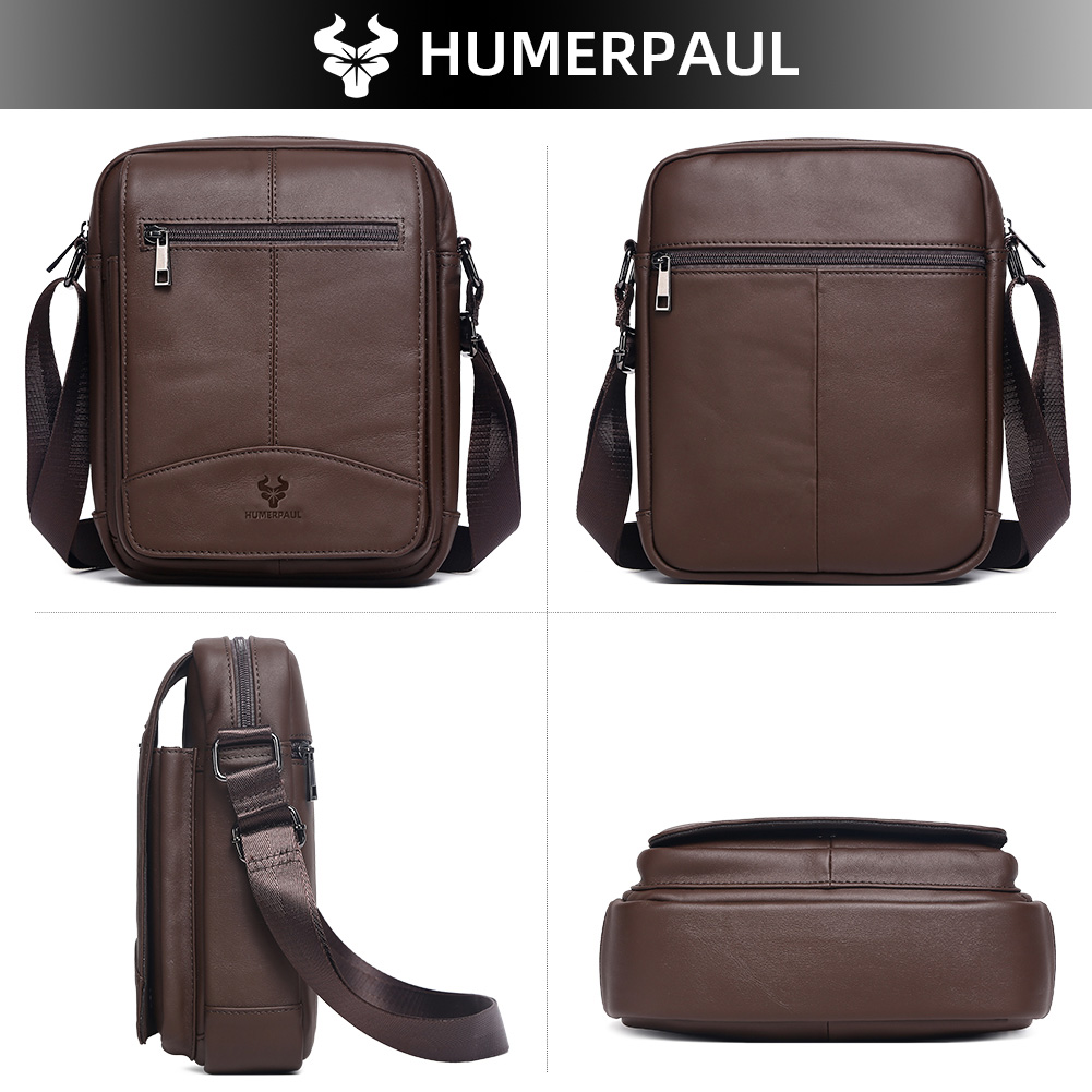 HUMERPAUL Borsa a tracolla da  - Leather Work Bag Men recensione e prezzo