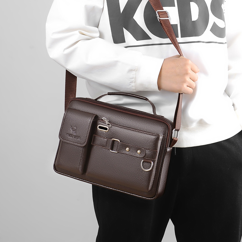Borsa a tracolla da uomo di ma - Leather Work Bag Men recensione e prezzo