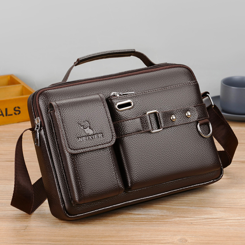Borsa a tracolla da uomo di ma - Leather Work Bag Men recensione e prezzo