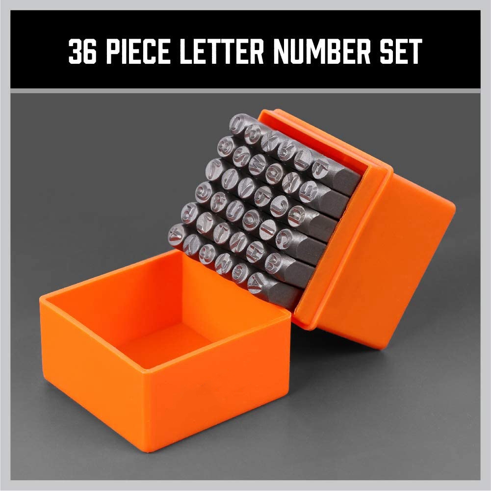 Set di punzoni A68P da 36 pezz - Leather Stamp Set recensione e prezzo