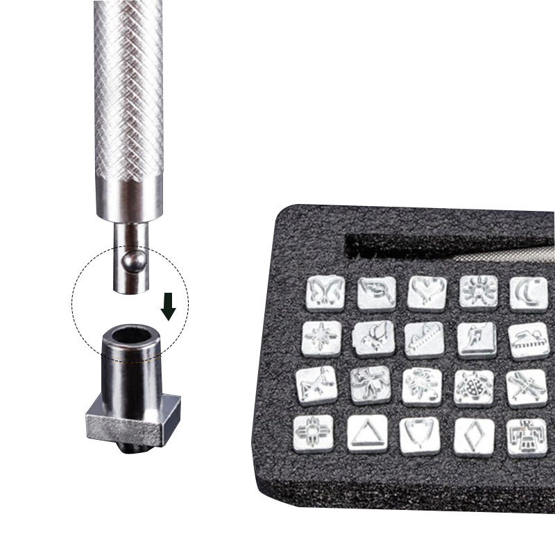 32 pz/set Acciaio Die Kit di S - Leather Stamp Set recensione e prezzo