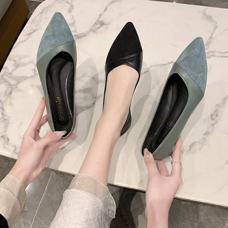 Scarpe piatte in pelle nera da - Leather Work Is recensione e prezzo