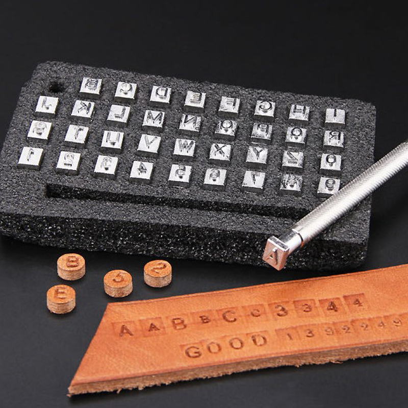 36 pezzi in acciaio alfabeto l - Leather Stamp Set recensione e prezzo