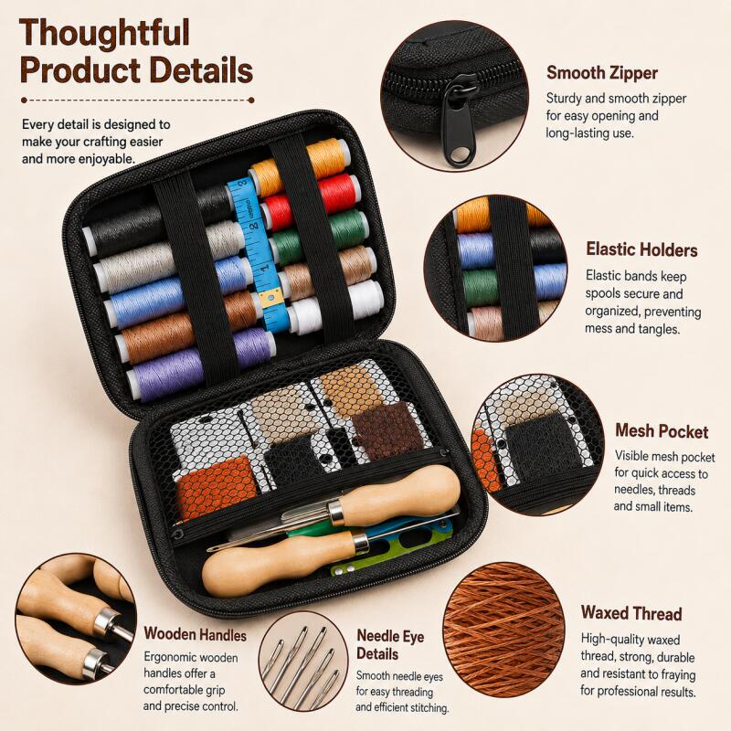 Kit per cucito in pelle con fi - Leatherwork Hand Sewing Needles recensione e prezzo