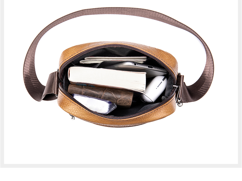 Borse a tracolla da uomo in ve - Leather Work Bag Men recensione e prezzo