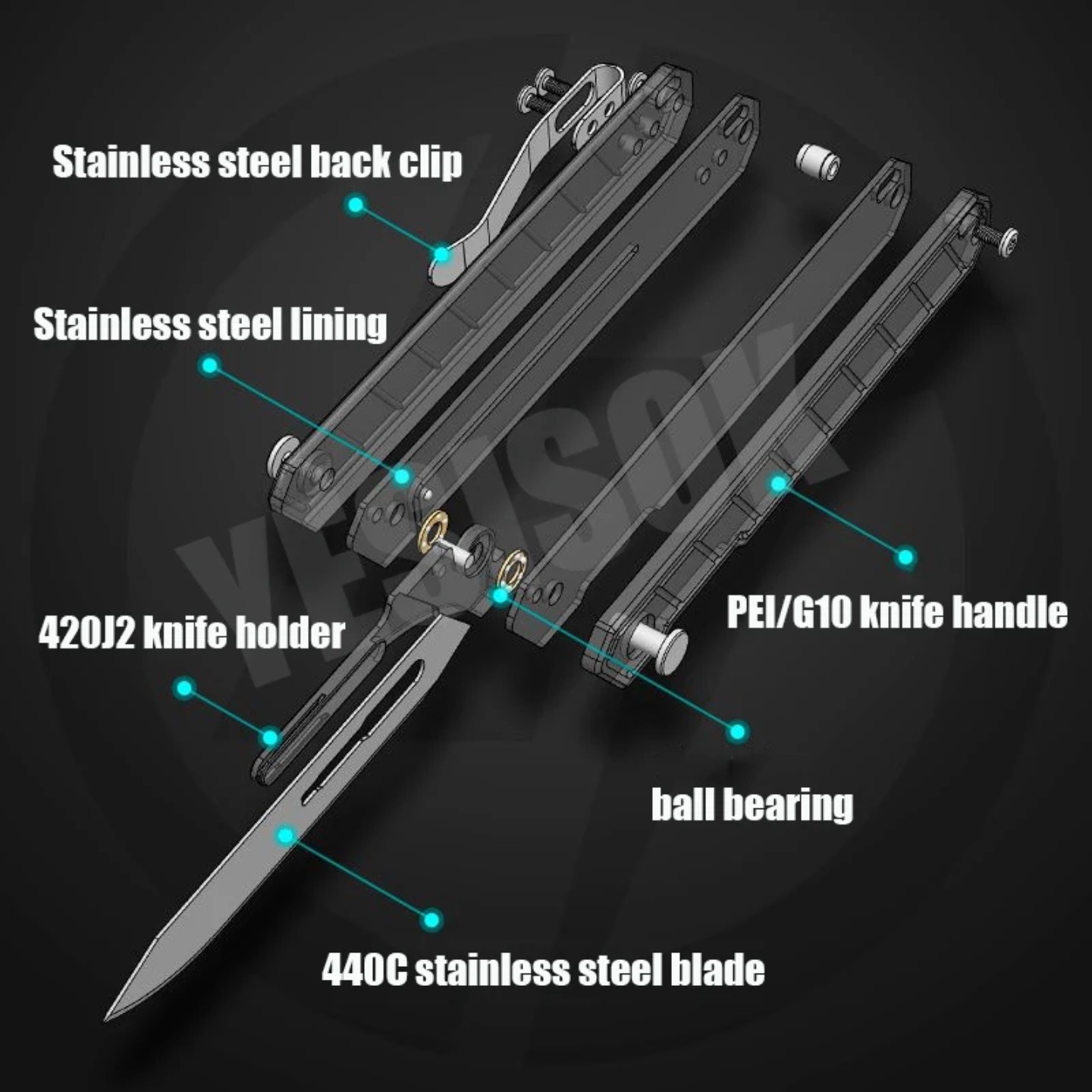 Nuovo Coltello con Lama Sostit - Leatherwork Manual recensione e prezzo