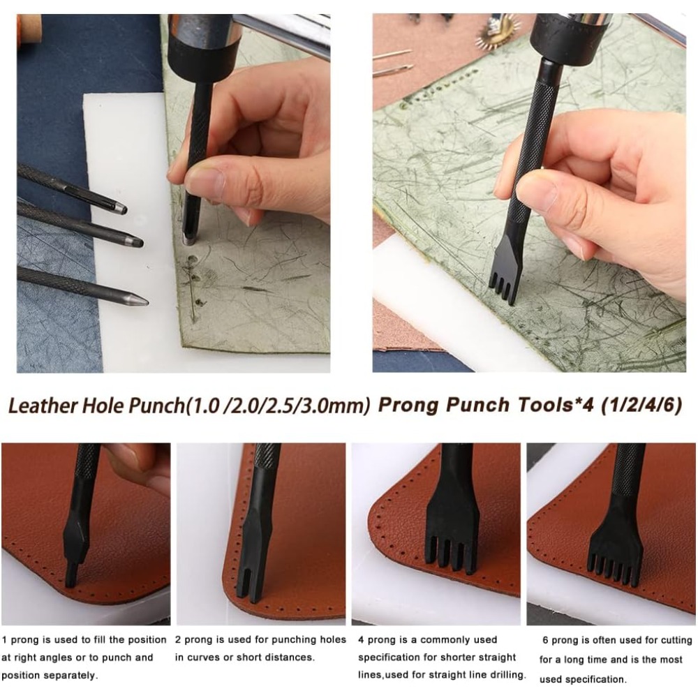 Strumenti per la lavorazione d - Leatherwork Or Leathercraft recensione e prezzo