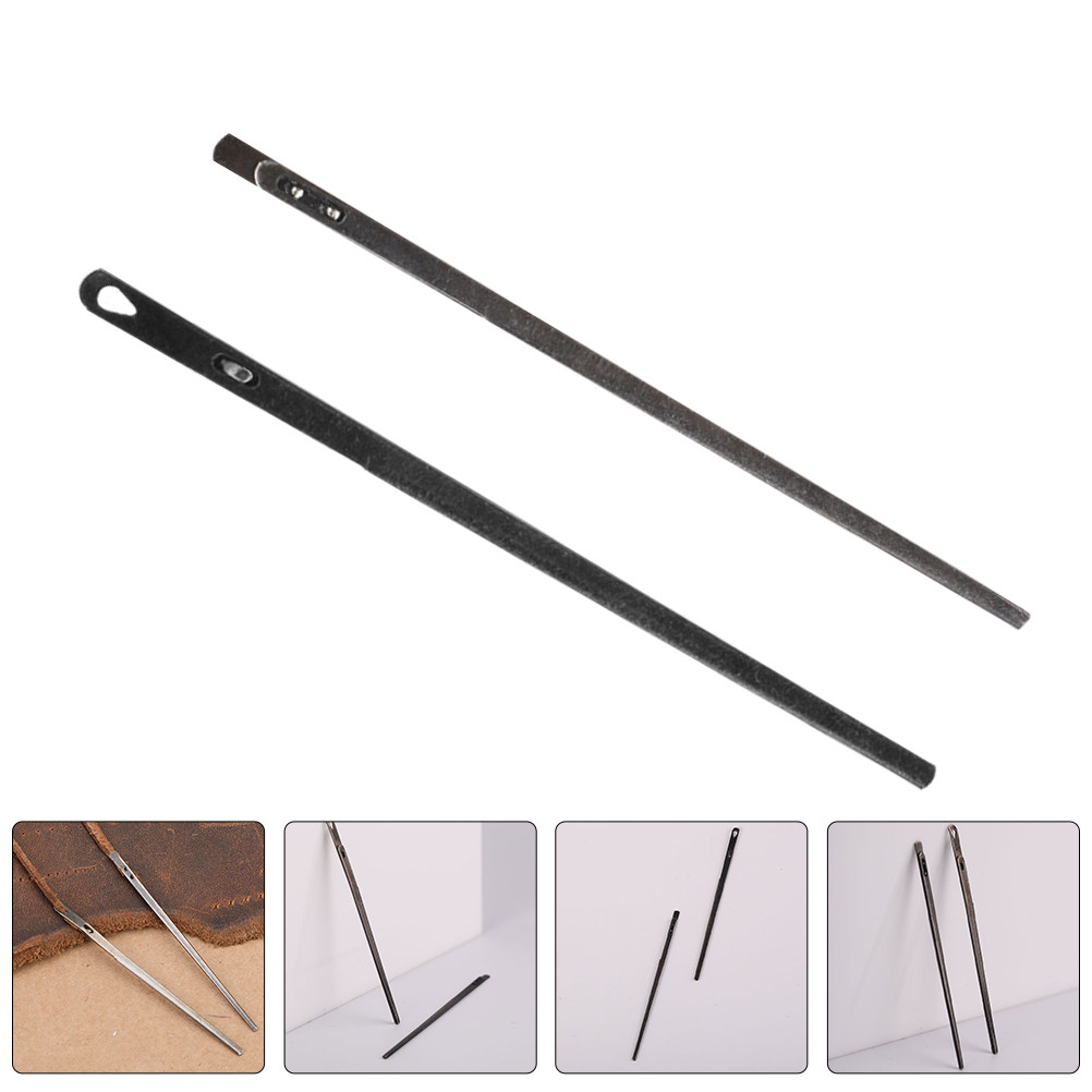 2 aghi da cucito in acciaio pe - Leatherwork Hand Sewing Needles recensione e prezzo