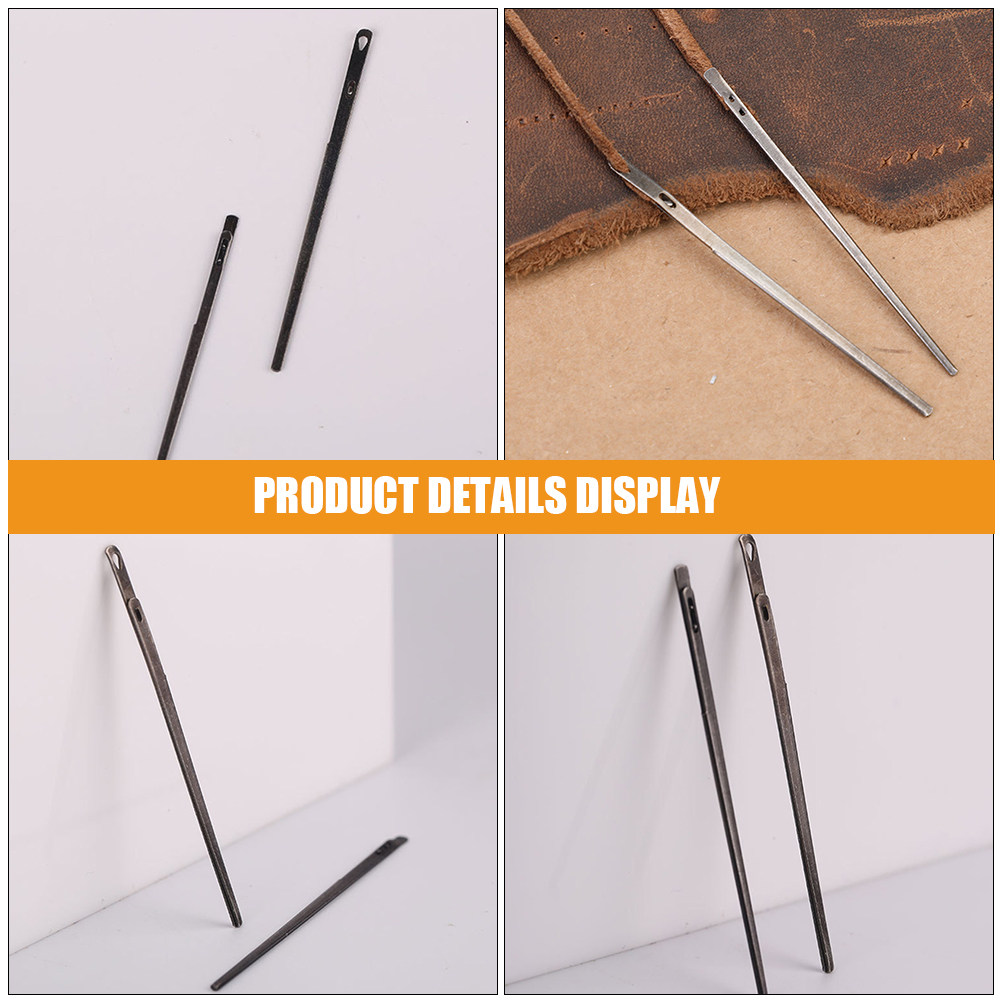 2 aghi da cucito in acciaio pe - Leatherwork Hand Sewing Needles recensione e prezzo