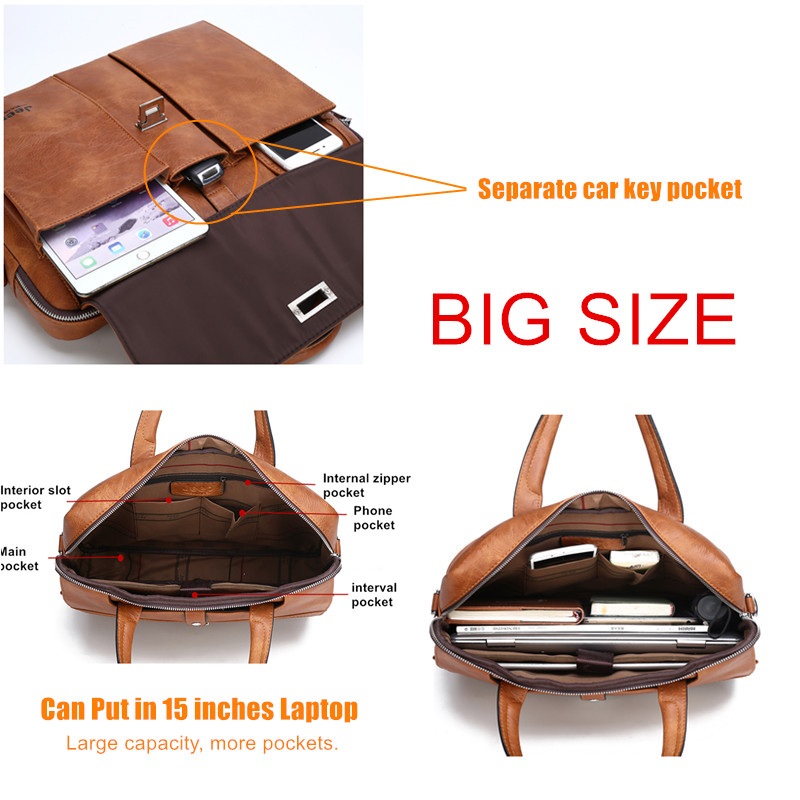 Borsa Portadocumenti in Pelle  - Leather Work Bag Men recensione e prezzo