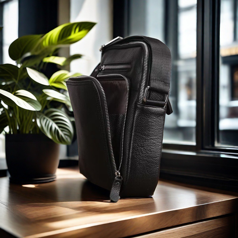 Borsa da uomo impermeabile in  - Leather Work Bag Men recensione e prezzo
